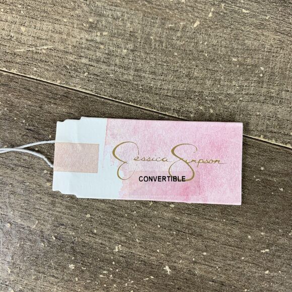 Jessica Simpson Multi-Layer Necklace Seashell Pendant Gold Tone Rhinestone - Picture 9 of 12